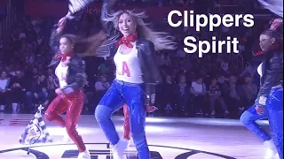 Clippers Spirit (Los Angeles Clippers Dancers) - NBA Dancers - 11/16/2019 dance performance