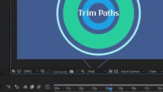 애프터이팩트(Ae)   모션그래픽 #03 Trim Paths, 3D카메라 활용