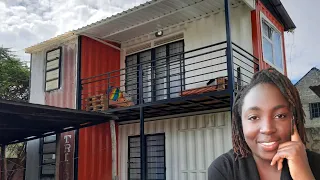 How A Kenyan Woman Builds Beautiful Homes Out Of Used Shipping Containers! #africa #containerhomes