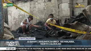 15 bahay, nasunog sa Brgy  185 Malaria, North Caloocan, 2 batang magkapatid, nasawi