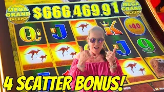 $666,000 MEGA GRAND! - 4 Scatter Bonus, Huge Line Hits, and Max Bets!