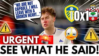 🚨SHOCKING NEWS! SEE WHAT JOE RODON SAID AFTER THE DEFEAT! LEFT ALL FANS IN SHOCK! TODAY'S LEEDS NEWS