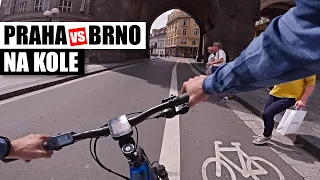 BRNO A PRAHA NA KOLE: test průjezdnosti, kafe, vlaku a elektroauta 🚴