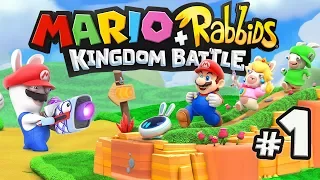 1 | Mario + Rabbids Kingdom Battle - Gameplay Walkthrough Part 1 - World 1 - Kid Gamer