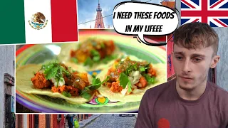 British Guy Reacting to The Top 10 Mexican Foods 😍 I need to try these ASAP