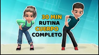 EJERCICIO DE CUERPO COMPLETO DE 30 MIN PARA NIÑOS: ENTRENAMIENTO EN CASA