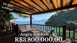 "Paraíso em Angra dos Reis: Casa com vista deslumbrante para o mar esperando por você!"