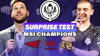 Casters VS Pros: who remembers MORE? - Surprise Test