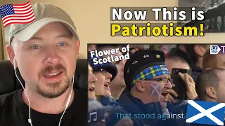 American Reacts to Flower of Scotland - Scottish National Anthem