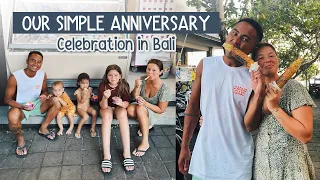 Our Simple Anniversary Celebration in Bali!