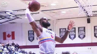 LeBron James Takes OFF in SEATTLE at the Crawsover Pro Am