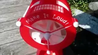 Air Raid Siren - hand crank version 2 - Test