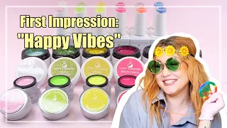 Honest reactions and first impression - "Happy Vibes", Spring 2024 from Light Elegance | Gel Nails