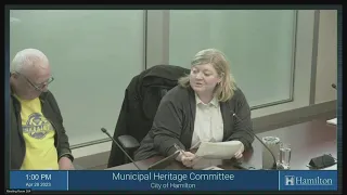 Hamilton Municipal Heritage Committee - April 28, 2023