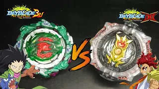 Battle| Chain Kerbeus Vs Greatest Raphael | Beyblade Burst DB/BU Battle