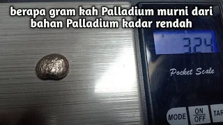 Cara memurnikan Palladium