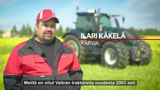 VALTRA T174V ASIAKASTARINA KARVIALTA - Teknologiaratkaisuja ja huippuluokan käyttömukavuutta