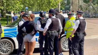 Man Arrested at Royal Park and King's Guard Shouts at A Silly Tourist