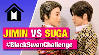 Jimin VS Suga: Black Swan Challenge  -- [A BTS Mattel Dolls Parody]