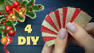 4 DIY Christmas Decorations Ideas 🎄 Christmas Craft Christmas ornaments