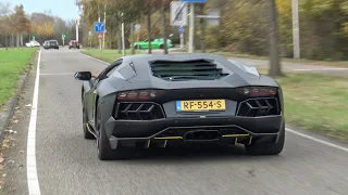 Vorsteiner Lamborghini Aventador LP700-4 with Capristo Exhaust - Revs, Flames and Accelerations!!