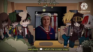 [ #gcrv ] mha react to stranger things - scoops troop part 1/?