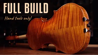 Making a Violin with HAND TOOLS: Commandeering Strad's Titian