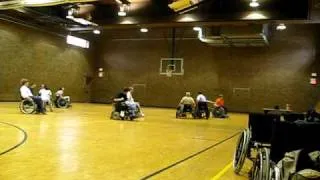 Wheelchair Football Catch