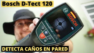 DETECTOR de CAÑOS en PAREDES - Bosch D-TECT 120. Detectar tuberias en pared. Detectar caños.