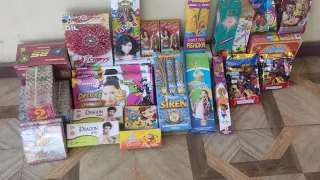 🤪Diwali Crackers Only Stash Worth (RS.2000),18 Different Type Of Crackers for Diwali 2020+Giveaway👍🥳