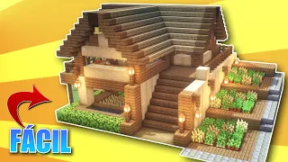 Minecraft: Casa Perfecta para Survival | Tutorial Casa de Madera Grande *Fácil*