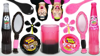 PINK FOOD vs BLACK FOOD CHALLENGE 핑크 블랙 음식 챌린지 by Pico Pocky