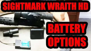 Sightmark Wraith HD Battery Options