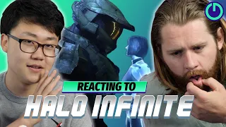 Gamers REACT to Halo Infinite - Game Overview Trailer | E3 2021