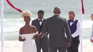 Demi and Darry's Beach Wedding Ceremony