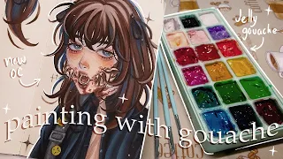 °･ pintando con gouache ･° consejos // speedpaint / sour.c.andy