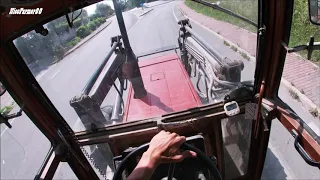 ON THE ROAD | TRASPORT HAY BALING 2K19 | FIATAGRI 70-90 DT + Carrellone D'AMICO | Cab View | GoPro