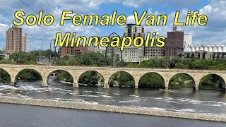 Solo Female Van Life Visiting Friends In Minneapolis - #abiyahbina #vanlife #blackvanlife