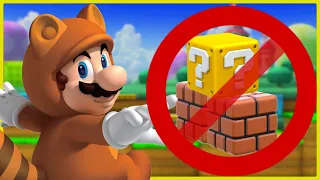 I tried beating Super Mario 3D Land WITHOUT TOUCHING A BLOCK!