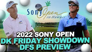 2022 Sony Open Draftkings Friday Showdown Preview: Weather, Player Pool + Core Plays