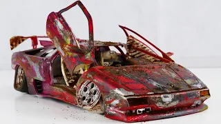 Restoration abandoned Lamborghini Diablo Tuning Model Car by Good Restore