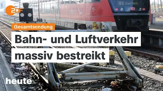 heute 19:00 Uhr 07.3.24 Massive Streiks, EVP nominiert von der Leyen, Rekrutierung Ukraine (english)