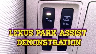 Lexus ES350 Park Assist Explanation