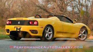 2001 Ferrari 360 Spider | In-car Drive, Walk Around and Start Up