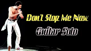 Queen - Don't Stop Me Now Solo Backing Track Lead Guitar (Guitar Solo) Pista De Acompañamiento