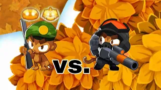 Btd6 god boosted tier0 sniper vs. elite defender