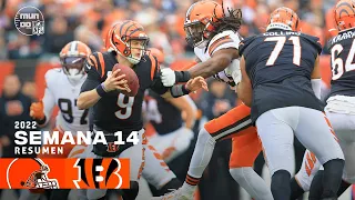 Cleveland Browns vs. Cincinnati Bengals    | Semana 14 NFL 2022 | Resumen Highlights | 11 Dic, 22