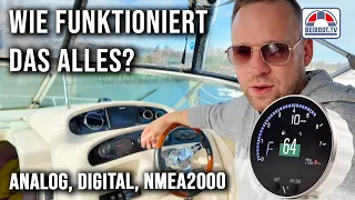 Instrumente die Analog-zu-NMEA2000 umwandeln - Veratron VHM 35 + VL Flex 52