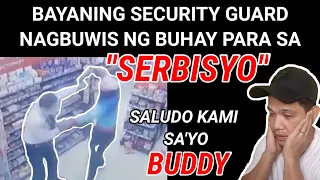 ROBBERY HOLD-UP SAPUL SA CCTV | HERO SECURITY GUARD VS 5 SUSPECTS