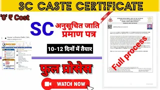 SC Certificate ||  SC Caste certificate kaise banaye || SDM ONLINE || DELHI @thedigiguruu